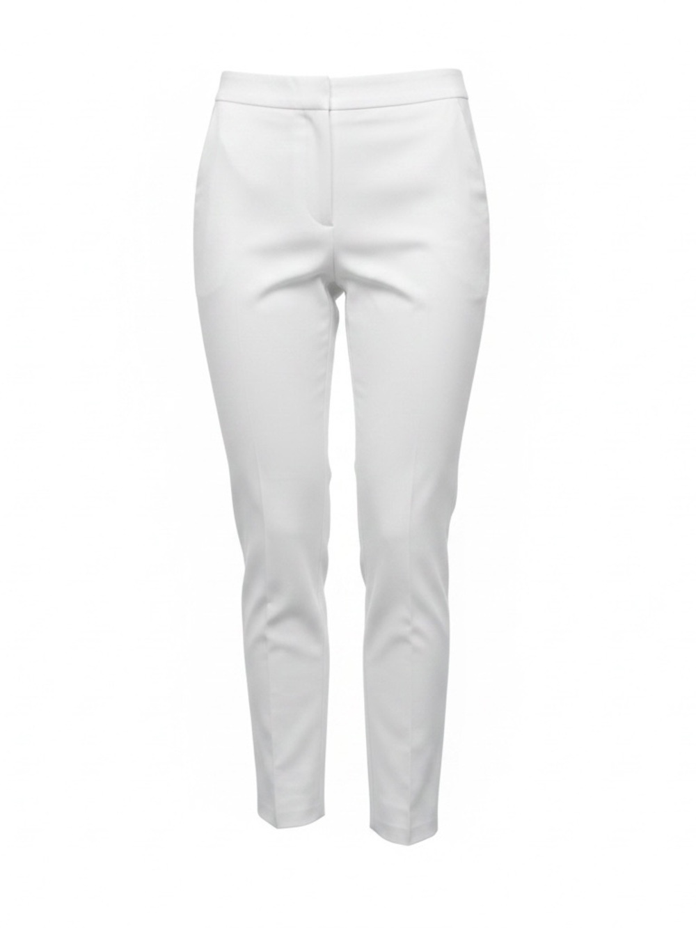 MICHAEL Michael Kors White Cropped Slim Ankle Pants
